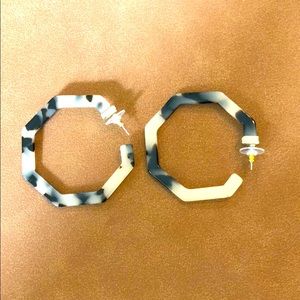 Tortoise Hoop Earrings